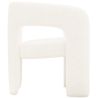 Upholstered Dining Chair - White Boucle - Ashley image 7