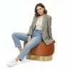 Pouf - Velvet and Metal - Luxe image 7