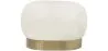 Pouf Luxury Home Foot Rest - White Boucle - Luxe image 7