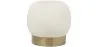Pouf Luxury Home Foot Rest - White Boucle - Luxe image 7