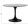 Buy Round Dining Table - 90 cm - Tulip White 15417 at Privatefloor