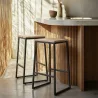 Industrial Design Stool - Wood & Metal - 76cm - Big Boy image 7