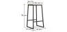 Industrial Design Stool - Wood & Metal - 76cm - Big Boy image 7