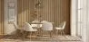 Pack Industrial Design Dining Table 150cm & 6 Bouclé Upholstered Dining Chairs - Evelyne image 7