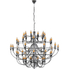 Buy Chandelier Ceiling Lamp - Hanging Lamp - Small Size - Bella Steel 13275 - prices