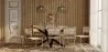 Pack Industrial Design Wooden Dining Table (200cm) & 8 Rattan Dining Chairs - Bruna image 7