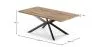Pack Industrial Design Wooden Dining Table (200cm) & 8 Rattan Dining Chairs - Bruna image 7