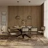 Pack Industrial Design Wooden Dining Table (200cm) & 8 Rattan Dining Chairs - Bastral image 7
