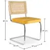 Pack Industrial Design Wooden Dining Table (220cm) & 8 Rattan Dining Chairs - Velvet Upholstery - Martha image 7