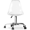 Buy Office Chair with Wheels Transparent - Swivel Desk Chair - Lucy Transparent 60598 - in the UK