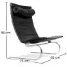 Leather Armchair - Design Lounger - Bloy image 7