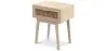 Bedside Table with Drawer - Boho Bali Wood - Yanpai image 7