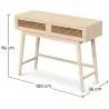 Desk - Console Hallway - Boho Bali Wood - Yanpai image 7