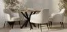 Round Dining Table - Industrial - Wood and Metal - Bayron image 7