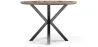 Round Dining Table - Industrial - Wood and Metal - Bayron image 7