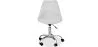 Upholstered swivel chair with Wheels - Tulip image 7