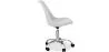 Upholstered swivel chair with Wheels - Tulip image 7