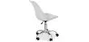 Upholstered swivel chair with Wheels - Tulip image 7