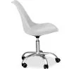 Upholstered swivel chair with Wheels - Tulip image 7