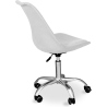 Buy Upholstered Desk Chair with Wheels - Tulip Light grey 60613 in the United Kingdom