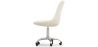 Desk Chair with Wheels - White Boucle - Tulip image 7
