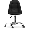Buy Desk Chair with Wheels - Upholstered - Fery Black 60616 - in the UK