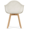 Buy Dining Chair - Boucle Upholstery - Dominic  White 60617 in the United Kingdom