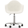 Swivel Office Chair - Bouclé Upholstered - Dominic image 7