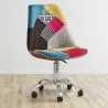  Swivel Office Chair - Patchwork Upholstery - Simona image 7