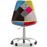 Buy  Swivel Office Chair - Patchwork Upholstery - Simona Multicolour 60621 - prices