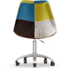 Buy  Swivel Office Chair - Patchwork Upholstery - Simona Multicolour 60621 in the United Kingdom