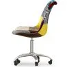 Swivel Office Chair - Patchwork Upholstery - Ray  image 7