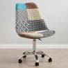  Swivel Office Chair - Patchwork Upholstery - Patty image 7
