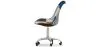  Swivel Office Chair - Patchwork Upholstery - Pixi image 7