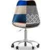  Swivel Office Chair - Patchwork Upholstery - Pixi image 7