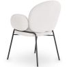 Dining Chair with Armrests - Bouclé Fabric Upholstery - Erys image 7