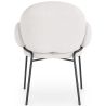 Dining Chair with Armrests - Bouclé Fabric Upholstery - Erys image 7