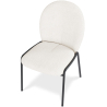 Dining Chair - Bouclé Fabric Upholstery - Erys image 7