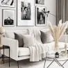 Pack of 4 velvet cushions - cover and filling - Mesmal image 7
