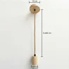 Hanging Lamp Cable in Jute and Wood - 200cm - Hanz image 7