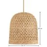 Rattan Ceiling Lamp - Boho Bali Design Pendant Lamp - 30cm- Rava image 7