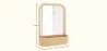 Wall Mirror with Rattan Frame - Bali Boho Style - Amara image 7