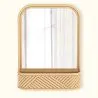 Wall Mirror with Rattan Frame - Bali Boho Style - Amara image 7