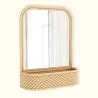 Wall Mirror with Rattan Frame - Bali Boho Style - Amara image 7