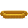 Buy Velvet Upholstered Sofa - 3/4 seats - Caden Yellow 60640 - in the UK