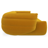 Buy Velvet Upholstered Sofa - 3/4 seats - Caden Yellow 60640 in the United Kingdom