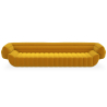 Buy Velvet Upholstered Sofa - 4/5 seats - Caden Yellow 60641 - in the UK