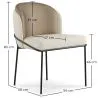 Dining Chair - Upholstered in Fabric - Amin image 7