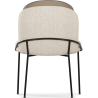 Buy Dining Chair - Upholstered in Fabric - Amin Beige 60644 - in the UK