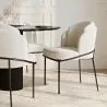 Dining Chair - Upholstered in Bouclé Fabric - Mina image 7